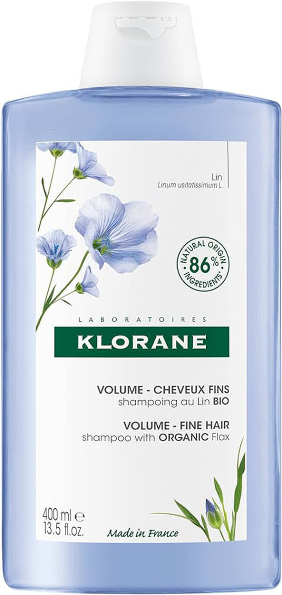 Pierre Fabre Klorane Shampoo With Organic Flax Volume Fine Hair 400ml - Shampoo  - 3282770147308
