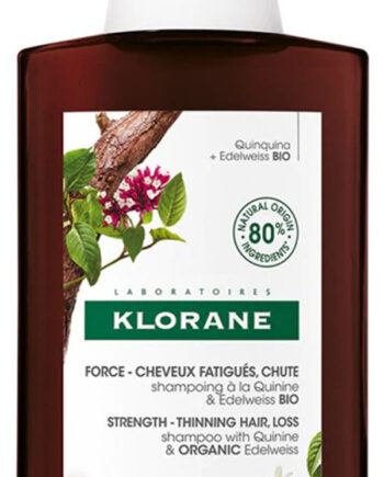 Pierre Fabre Klorane Strength Thinning Hair Loss Shampoo With Quinine & Organic Edelweiss 100ml - Shampoo  - 3282770141245