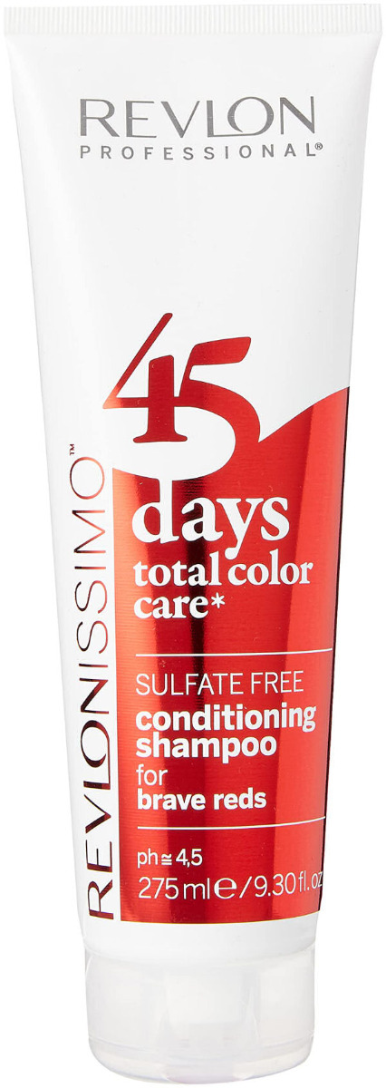 Revlon Revlonissimo Days Total Color Care Sulfate Free Conditioning Shampoo For Brave Reds 275ml - Shampoo  - 8432225091518