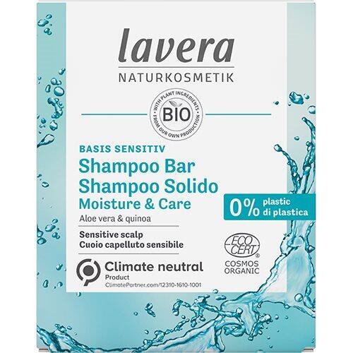 Lavera Shampoo Bar Moisture & Care Basis Sensitiv 50g - Lavera Shampoo - 4021457655403