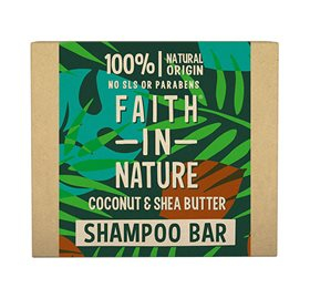Faith Nature Shampoobar Kokos & Sheasmørt - Shampoo  - 0708002851278