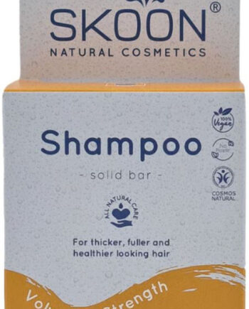 Skoon Natural Cosmetics Volume & Strength Shampoo Solid Bar With Aloe Vera Citrus & Protein 90g - Shampoo  - 8712713884694