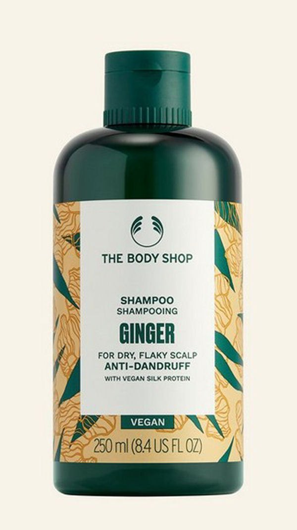 The Body Shop Ginger Shampoo Anti Dandruff For Dry Flaky Scalp 250ml - Shampoo  - 5028197978853/425531