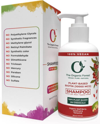 The Organic Forest Shampoo All Hair Types 210ml - Shampoo  - 4346