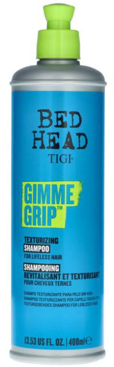 Tigi Bed Head Gimme Grip Texturizing Shampoo For Lifeless Hair 400ml - Shampoo  - 615908431520