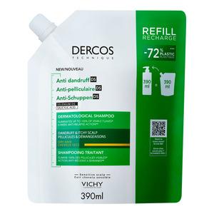 Vichy Dercos Anti Dandruff Shampoo Refill For Dry Hair 390 - Vichy Shampoo  - 3337875902847
