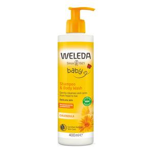Weleda Calendula Baby Shampoo & Showergel 400 - Weleda Shampoo  - 4001638590273