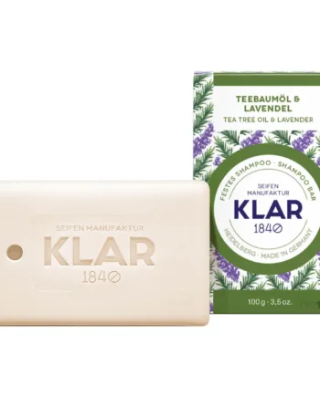 Klar Seifen Shampoo Bar Tea Tree Oil & Lavendel 100 - Klar Seifen Shampoo  - 4260262354686