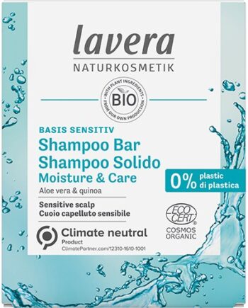 Shampoo Bar Moisture & Care Basis Sensitiv Gram - Lavera Shampoo  - 4021457655403