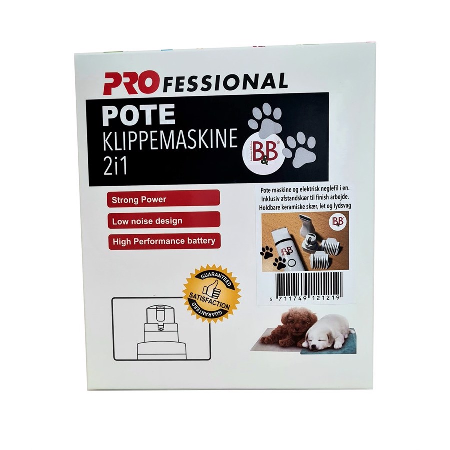 Amp 2i1 Poteklipper Negleklipper - B & B Shampoo - 5711749121219
