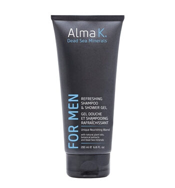 Alma For Men Refreshing Shampoo And Shower Gel 200 - Alma K Shampoo  - 7290108472790