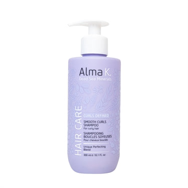Alma Hair Care Smooth Curls Shampoo 300 - Alma K Shampoo - 7290114159869
