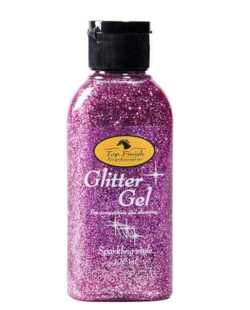 Pink Top Finish Glimmer Gel Til Hest - Top Finish Shampoo  - 7350025020266