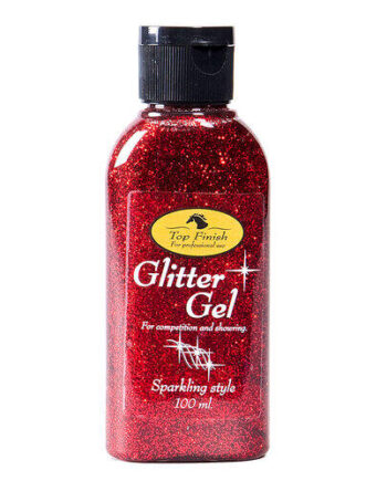 Top Finish Glimmer Gel Til Hest Rød - Top Finish Shampoo  - 7350025020136