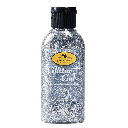 Top Finish Glimmer Gel Til Hest Sølv - Top Finish Shampoo - 7350025020129