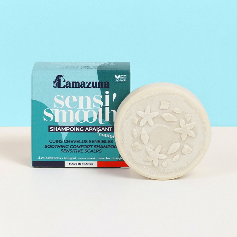 Lamazuna Økologisk Shampoobar Til Sensitiv Hovedbund - Lamazuna Shampoo - 3760345480772