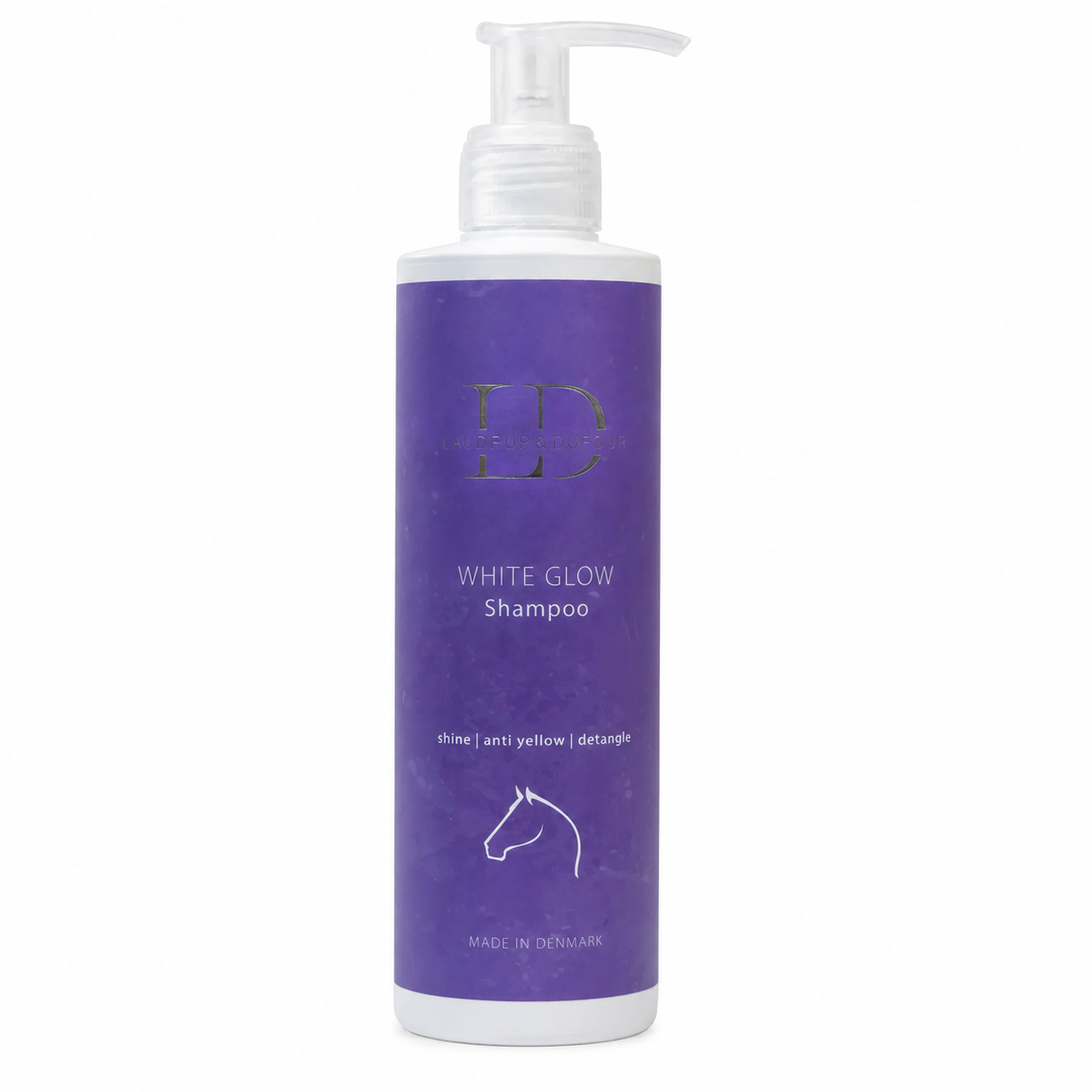 Hvid Laudrup Dufour White Glow Shampoo Med Pumpe - Laudrup Dufour Shampoo - 5712122001395