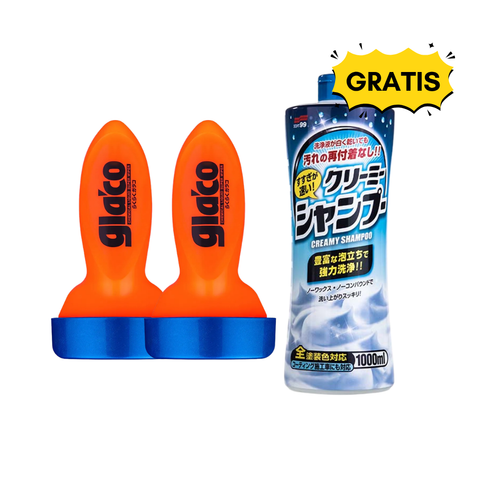 Soft99 Glaco Qad Bundle Glasforsegling Gratis Neutral Shampoo Creamy - Soft99 Shampoo