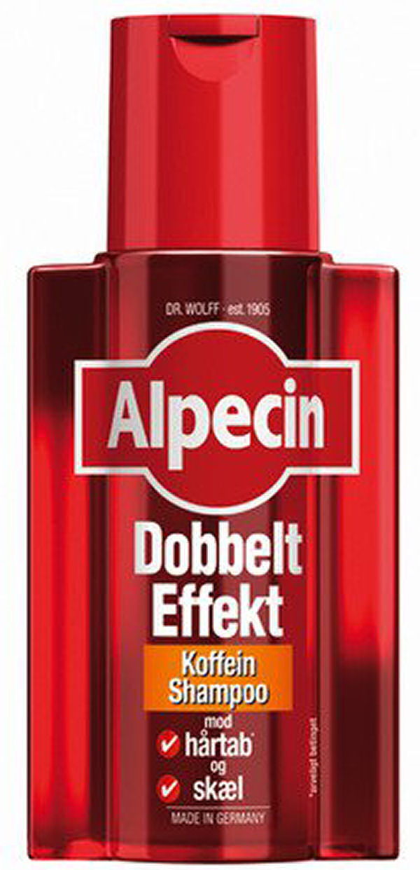Alpecin Dobbelt Effekt Koffein Shampoo Mod Hårtab Skæl 200ml - Shampoo - 4008666210470/210517
