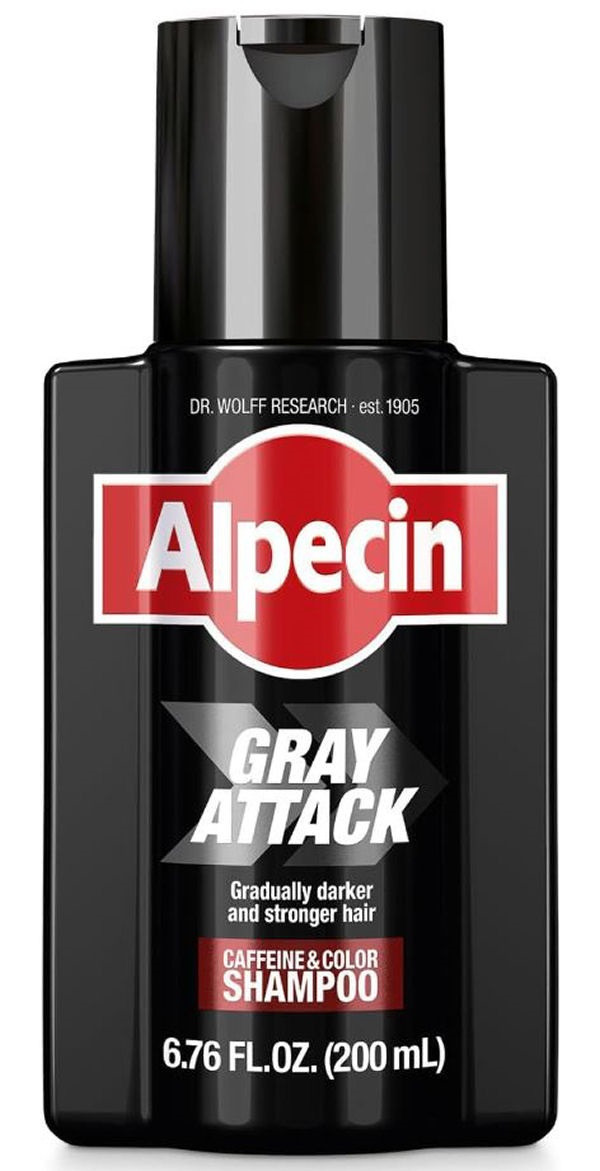 Alpecin Grey Attack Coffein & Color Shampoo 200ml - Shampoo  - 4008666223654