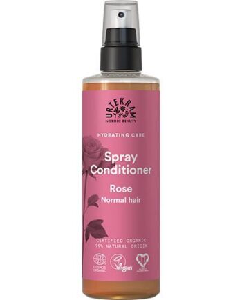 Conditioner Spray Rose Urtekram 250 - Urtekram Shampoo  - 5765228838983