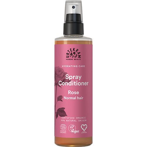 Conditioner Spray Rose Urtekram 250 - Urtekram Shampoo - 5765228838983