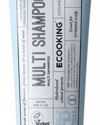 Grøn Ecooking Multi Shampoo Fresh Scent Flowers Green Leaves & Twist Mint 250ml - Shampoo  - 5712350613674