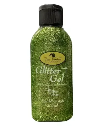 Grøn Top Finish Glimmer Gel Til Hest - Top Finish Shampoo  - 7350025020280