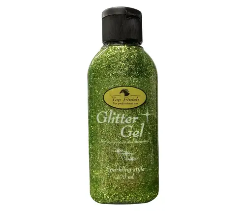 Grøn Top Finish Glimmer Gel Til Hest - Top Finish Shampoo - 7350025020280