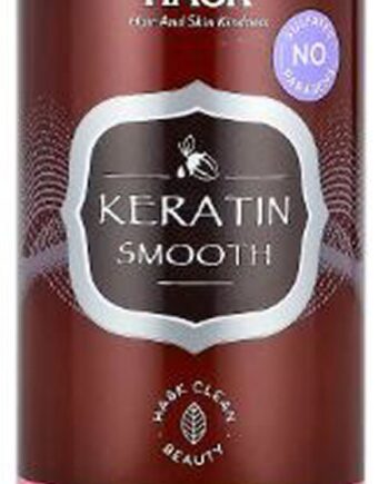 Hask Keratin Smooth Smoothing Shampoo Made With Keratin & Jojoba Seed Oil 355ml - Shampoo  - 071164343173
