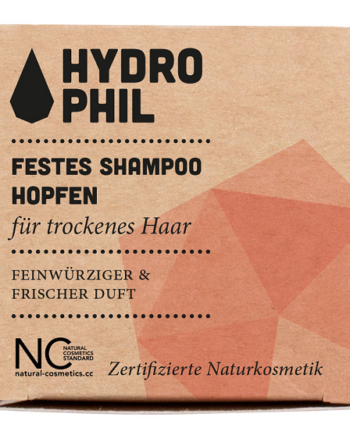 UdgÅr Hydrophil Økologisk Shampoobar Til Tørt Hår Hopfen - Hydrophil Shampoo  - 4260397792506