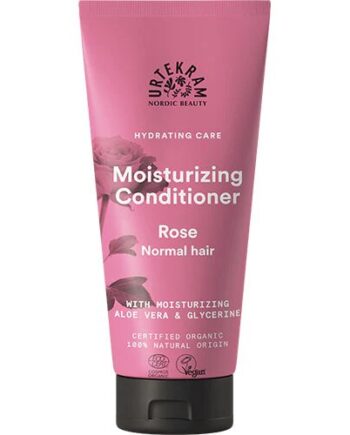 Conditioner Rose 180 - Urtekram Shampoo  - 5765228838105