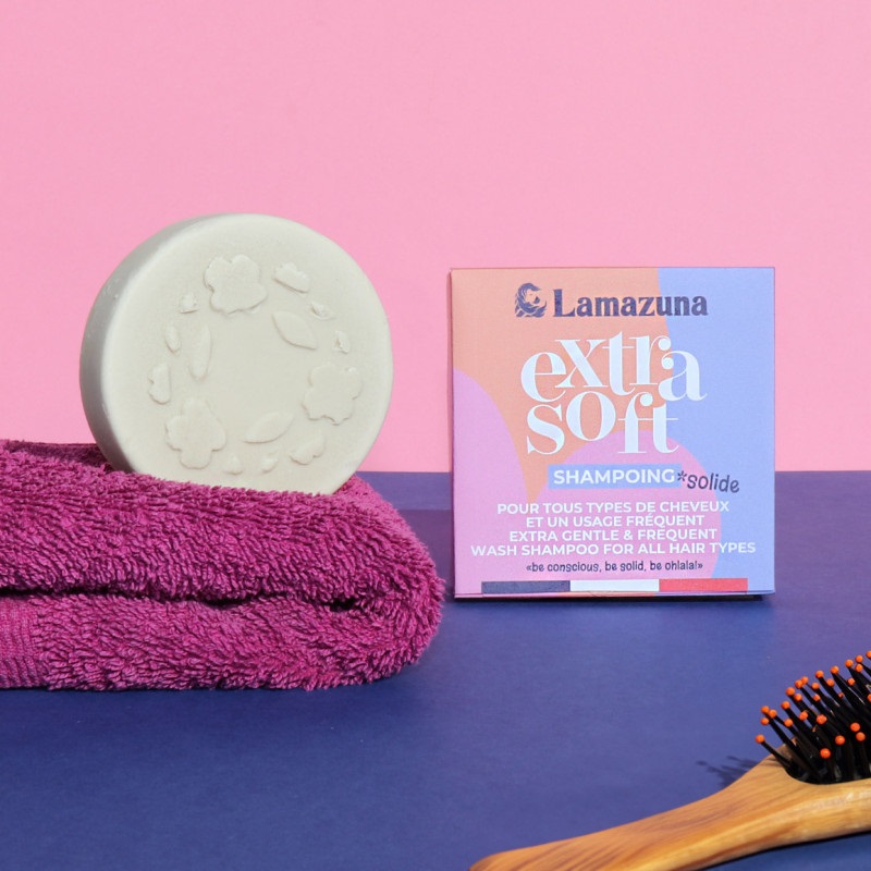 Lamazuna Økologisk Shampoobar Alle Hårtyper Extra Soft - Lamazuna Shampoo - 3760345484879
