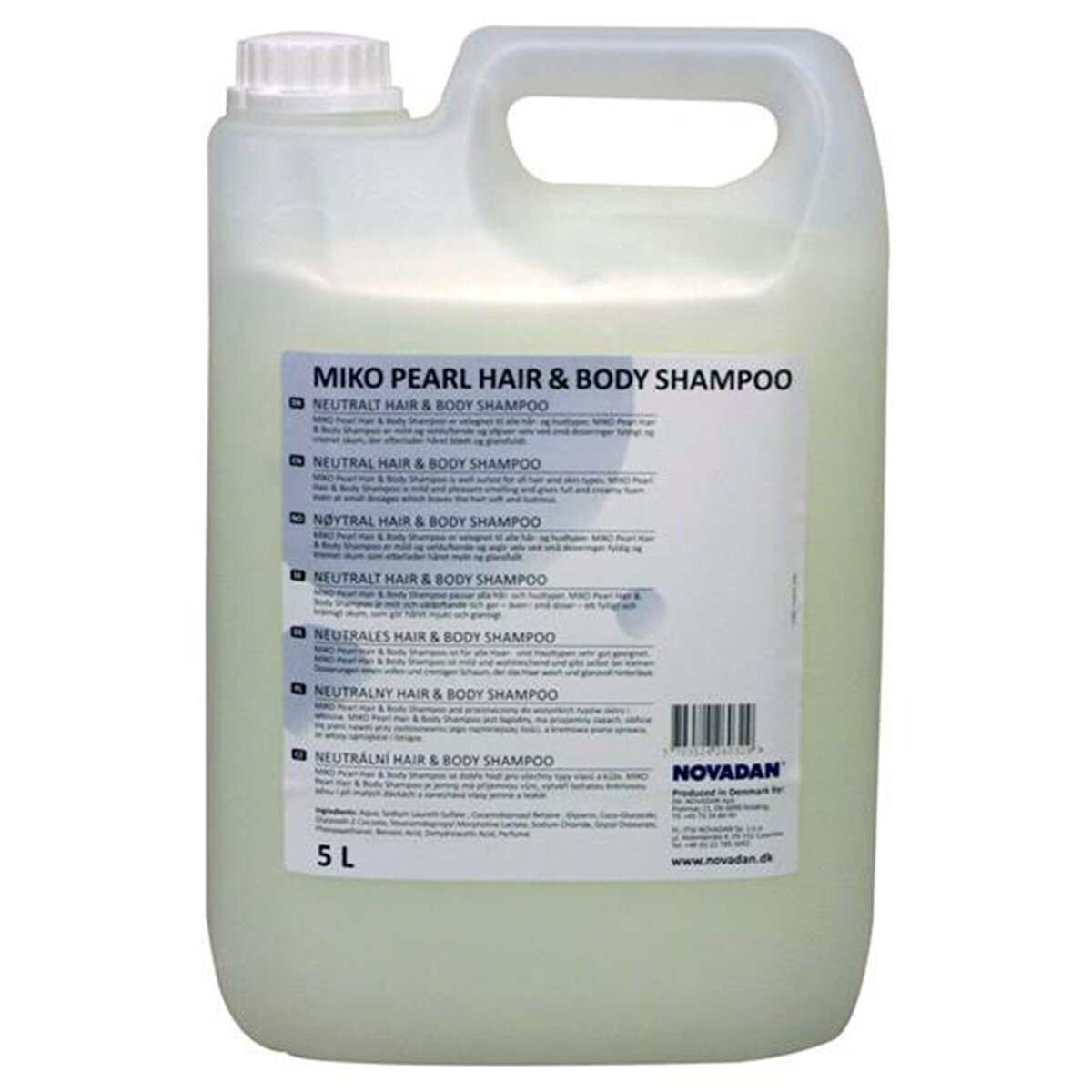 Miko Pearl Hair & Body Shampoo Liter - Shampoo - 5703524260329