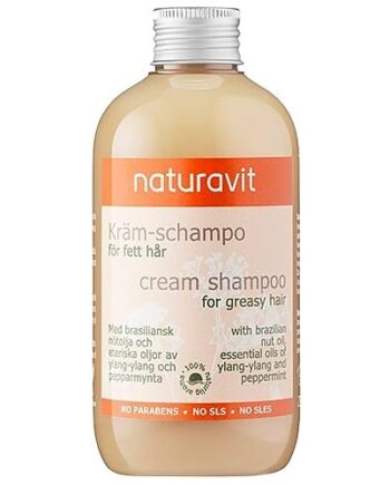 Cream Shampoo For Fedtet Hår 250 Naturavit - Shampoo  - 3830009223424