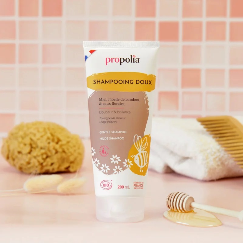 Propolia Økologisk Mild Shampoo Honning & Kokos - Propolia® Shampoo - 3760001823363