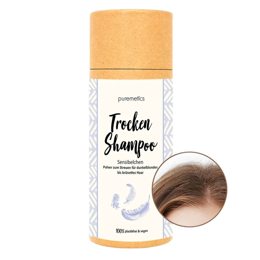 Puremetics Tørshampoo Til Mørkeblondt & Brunt Hår Duftfri - Puremetics Shampoo - 4251844902241