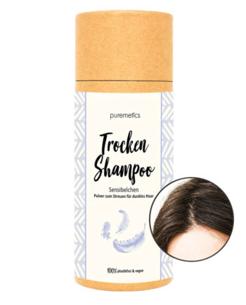 Puremetics Tørshampoo Til Mørkt Hår Duftfri - Puremetics Shampoo  - 4251844902265