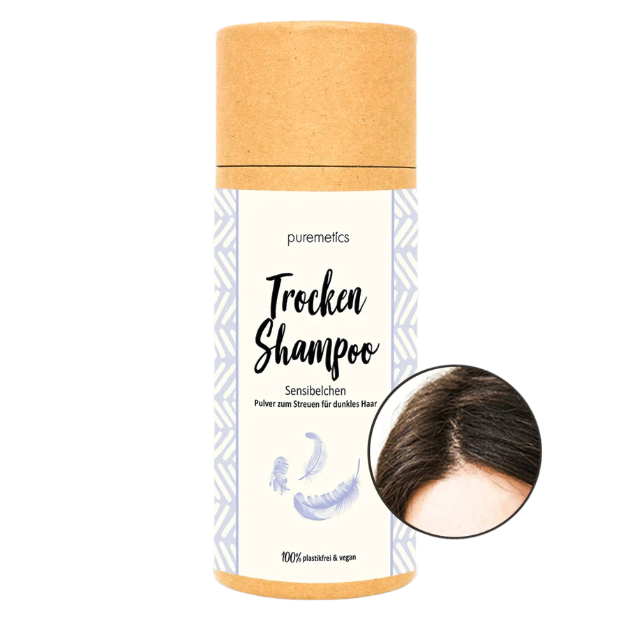 Puremetics Tørshampoo Til Mørkt Hår Duftfri - Puremetics Shampoo - 4251844902265