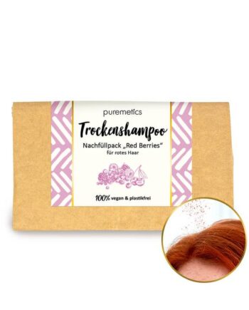 Restparti Puremetics Refill Tørshampoo Røde Bær Til Rødt Hår - Puremetics Shampoo  - 4260519423226