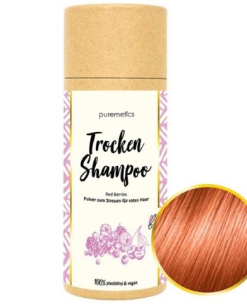 Puremetics Tørshampoo Til Rødt Hår Med Duft Røde Bær - Puremetics Shampoo  - 4260519421338