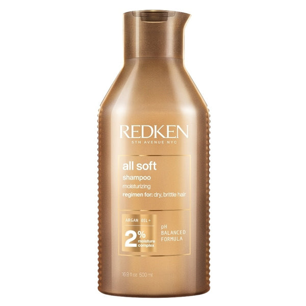 Redken All Soft Shampoo 500 - Redken Shampoo - 884486452948