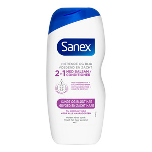 Sanex Shampoo Med Balsam 250 - Sanex Shampoo  - 8714789896991