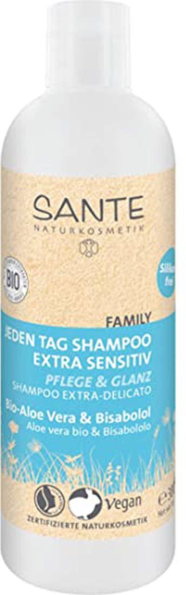 Sante Naturkosmetik Family Jeden Tag Shampoo Extra Sensitiv 300ml Dato - Shampoo  - 4025089080053-OUTLET