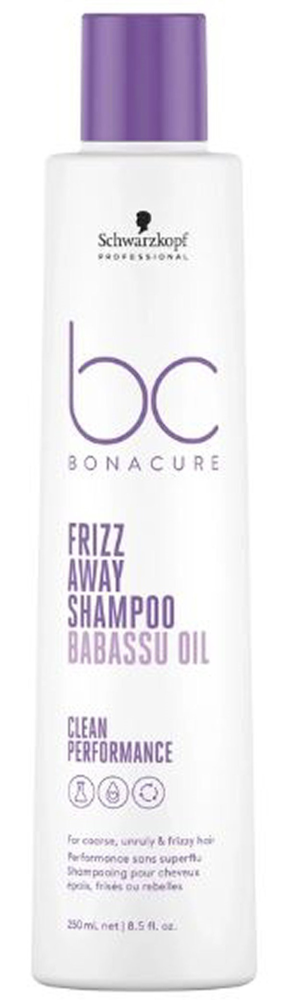 Schwarzkopf Professional Bonacure Frizz Away Shampoo Babassu Oil Clean Performance 250ml - Shampoo  - 4045787725353
