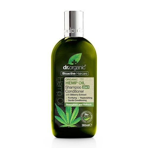 Organic Shampoo & Conditioner Hemp Oil 265ml - Dr. Organic Shampoo - 5060391841854