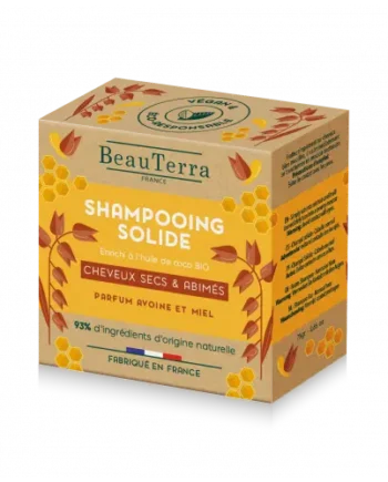 Beau Terra Shampoo Bar Dry And Damaged Hair 75g - Beau Terra Shampoo  - 3770008167223
