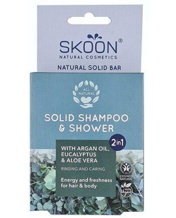 Skoon Solid Shampoo & Shower Bar Energy And Freshness 90g - Skoon Shampoo  - 8712713886353