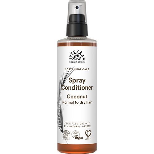 Spray Conditioner Coconut 250 - Urtekram Shampoo - 5765228837917