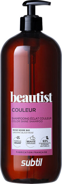 Sort Subtil Beautist Color Shine Shampoo Organic Black Rose 950 - Subtil Shampoo - 3242179933513